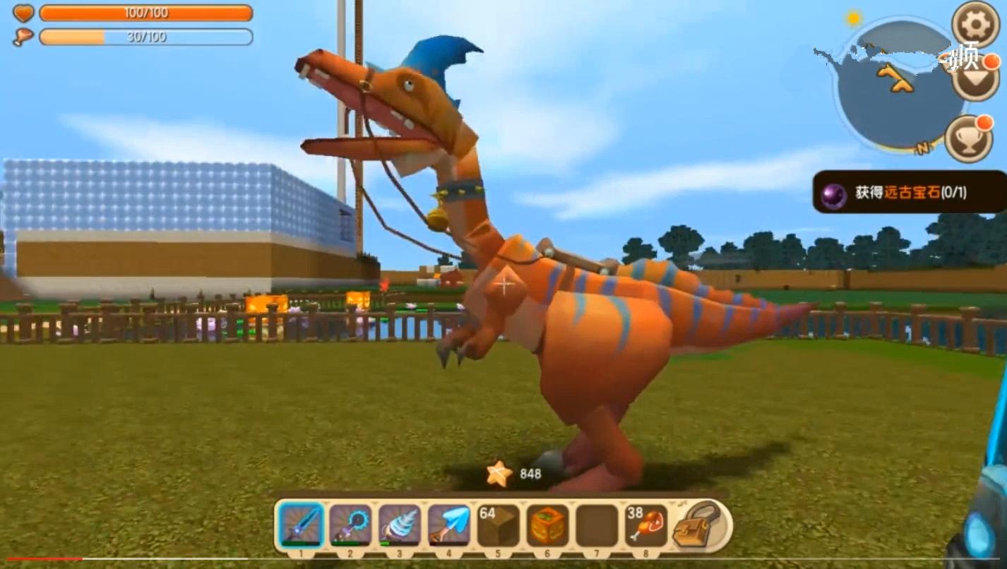 迷你世界迅猛龙吃什么才能当坐骑,迷你世界的霸王龙坐骑吃什么