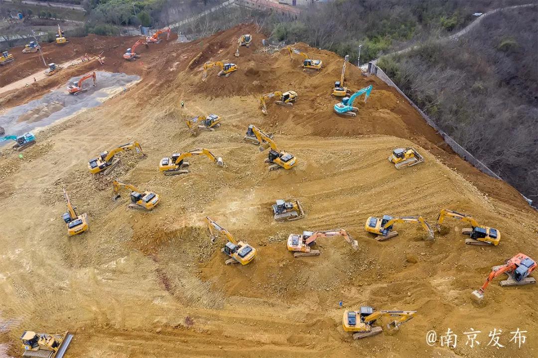 火神山观看,看火神山医院建设