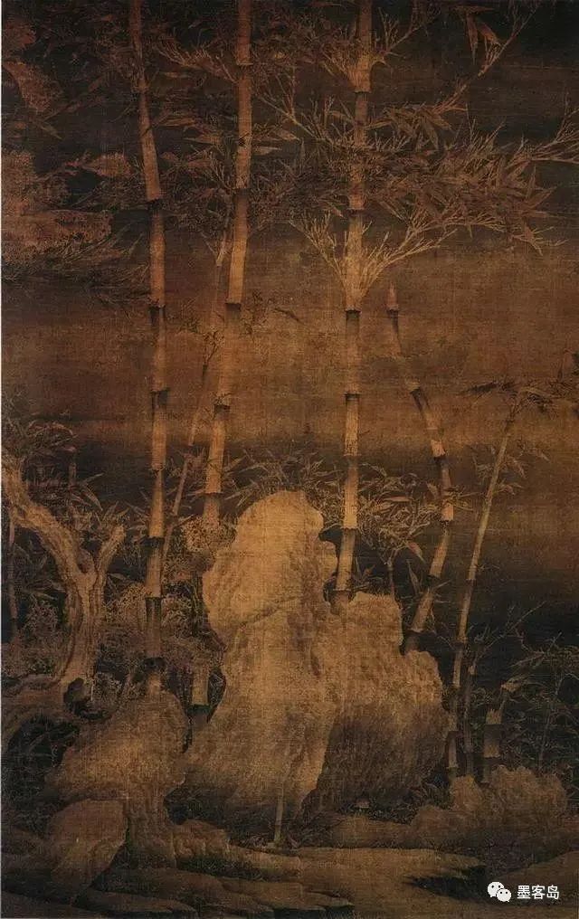 当代画墨竹大师的画,墨竹图绘画欣赏