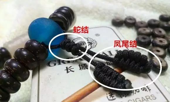 无绳结手串打结方法,文玩核桃手串绳结打法