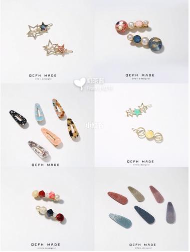 ins高级感发夹推荐,ins风甜酷刘海发夹