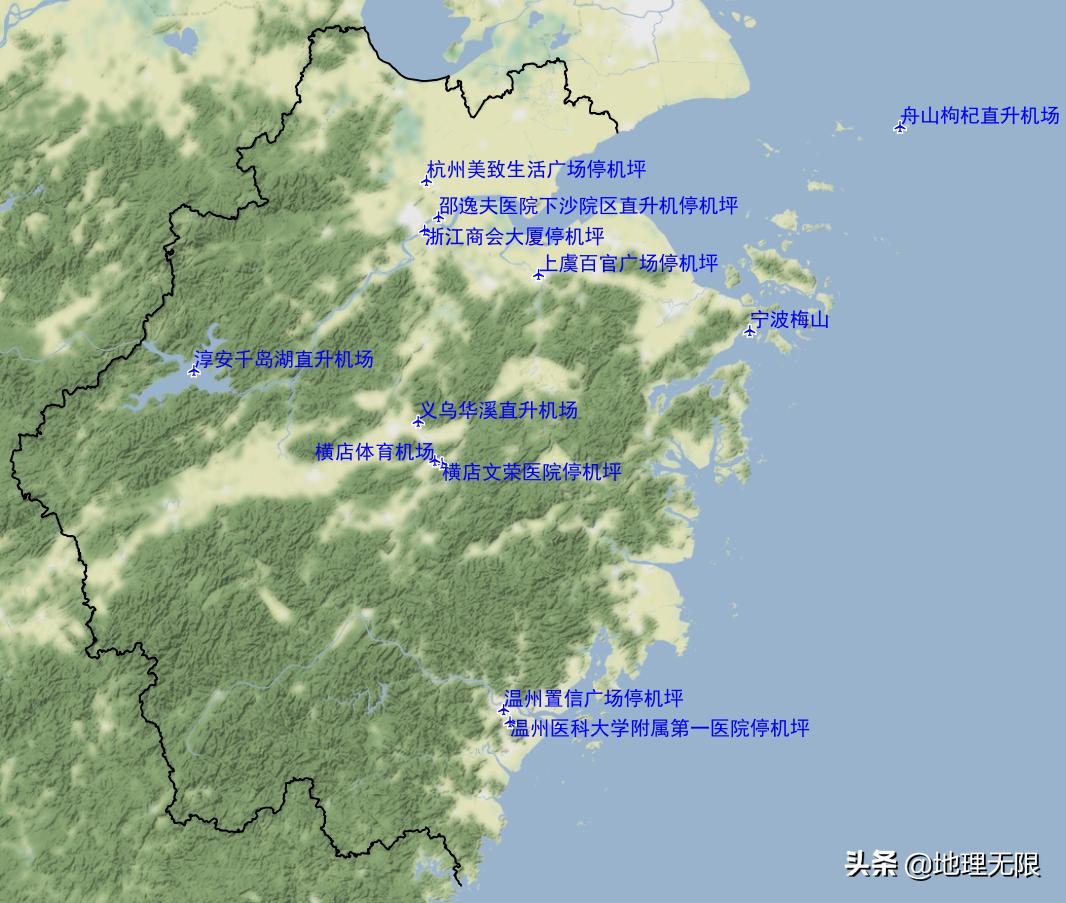浙江省民用机场有几个,浙江省军民合用机场有哪些
