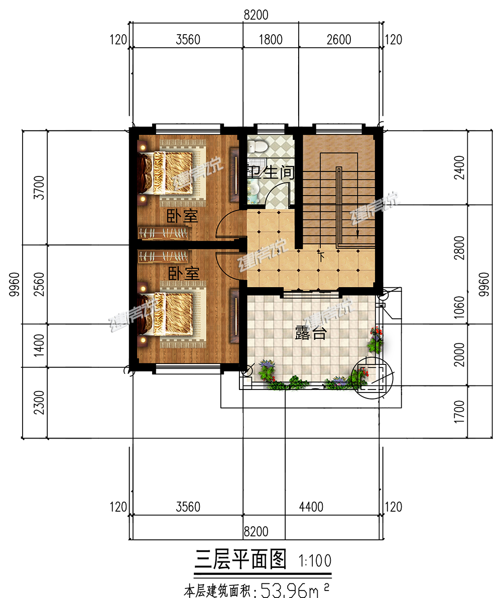 面宽8米左右建房图,面宽8米占地面积70平设计图
