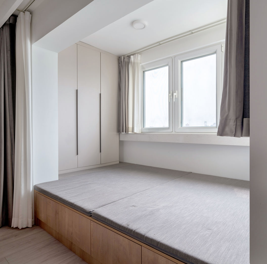 这对夫妻有远见!拉平吊顶简化造型,全屋简约风格,完工太舒服了