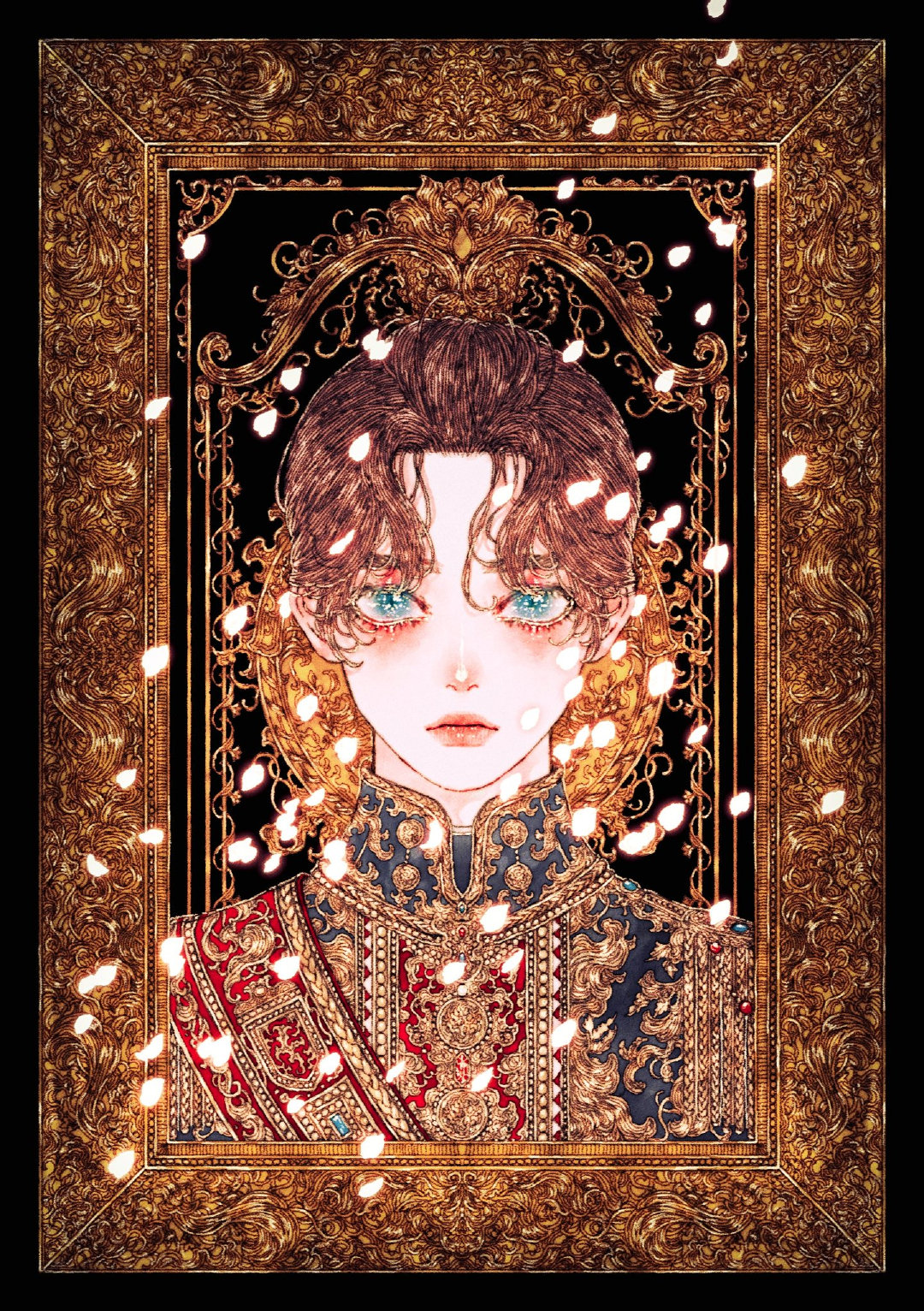 欧美著名插画师人物插画作品,韩国插画师华丽复古风作品