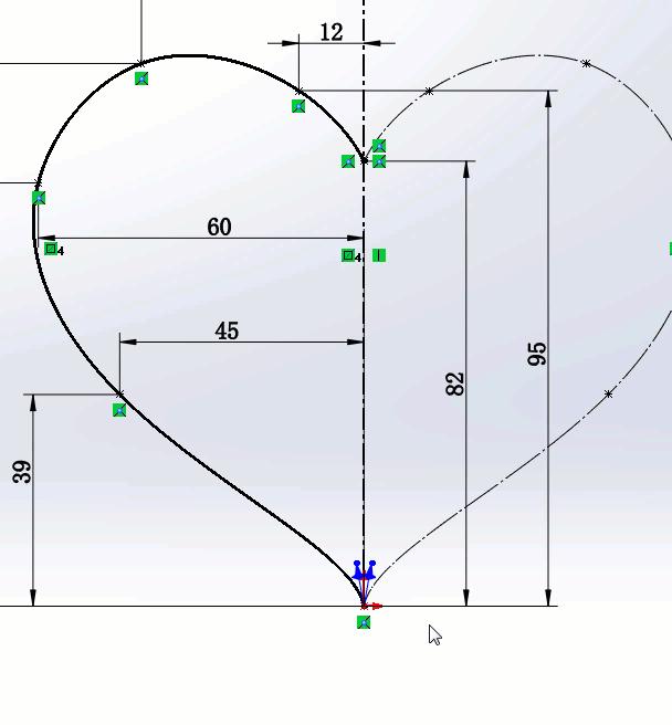 曲面建模五角星,曲面建模二维图标注