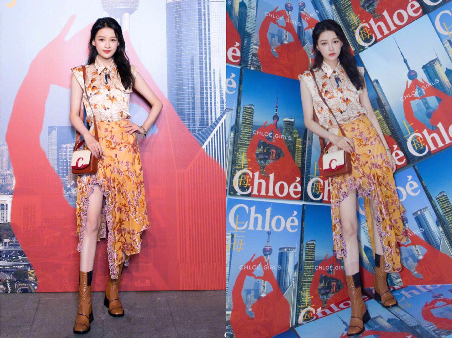 孙怡绝美莲藕腿,孙怡李沁同框腿长