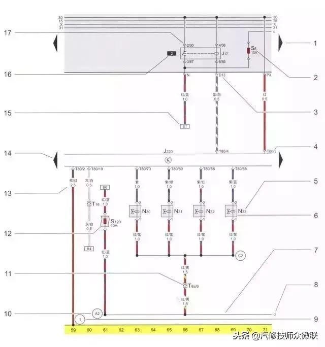 一分钟教你看懂汽车电路图,汽车电路图怎么看才简单易懂