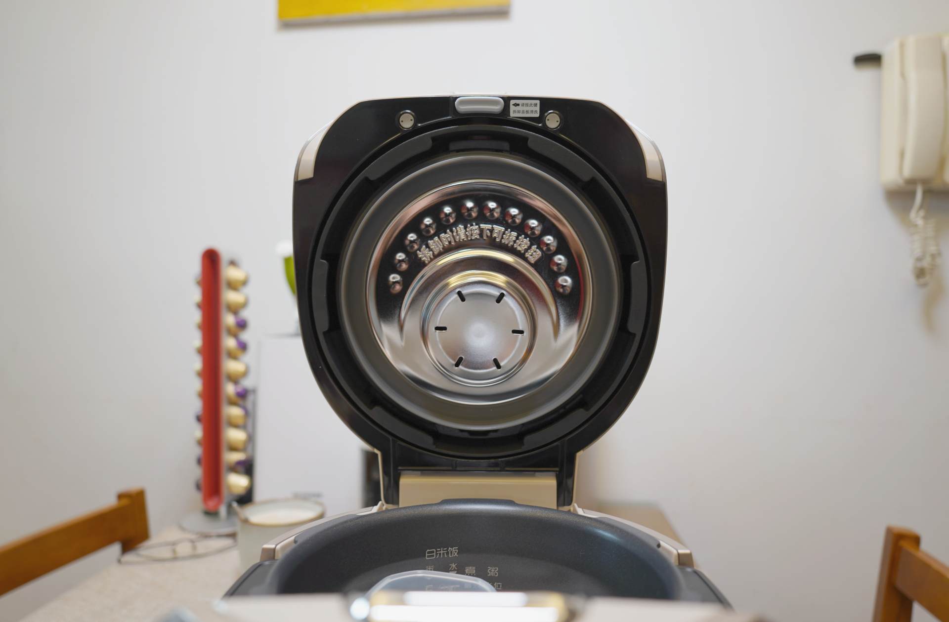 蔗浆菰米饭，蒟酱露葵羹。膳美师IH水光米饭压力电饭煲