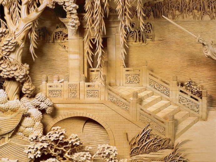 中国四大木雕精品欣赏：东阳木雕