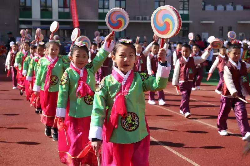 赛罕区民族小学运动会开幕式,孝里中心小学春季运动会