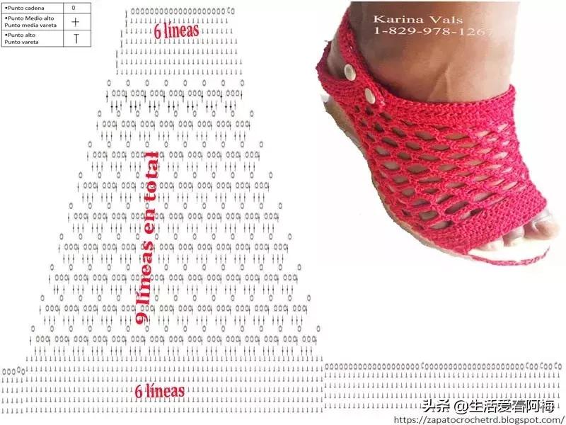 钩针钩出漂亮的毛线鞋图解,钩针钩织有些后跟的鞋子全部教程