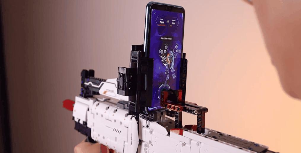 小米有品一元众筹拼团,小米黑科技积木ar捍卫者枪