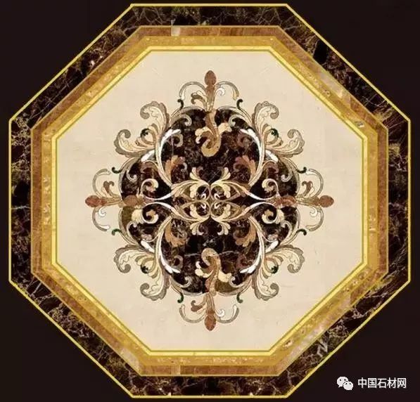 卫生间花洒水刀拼花效果图,高清水刀拼花图片