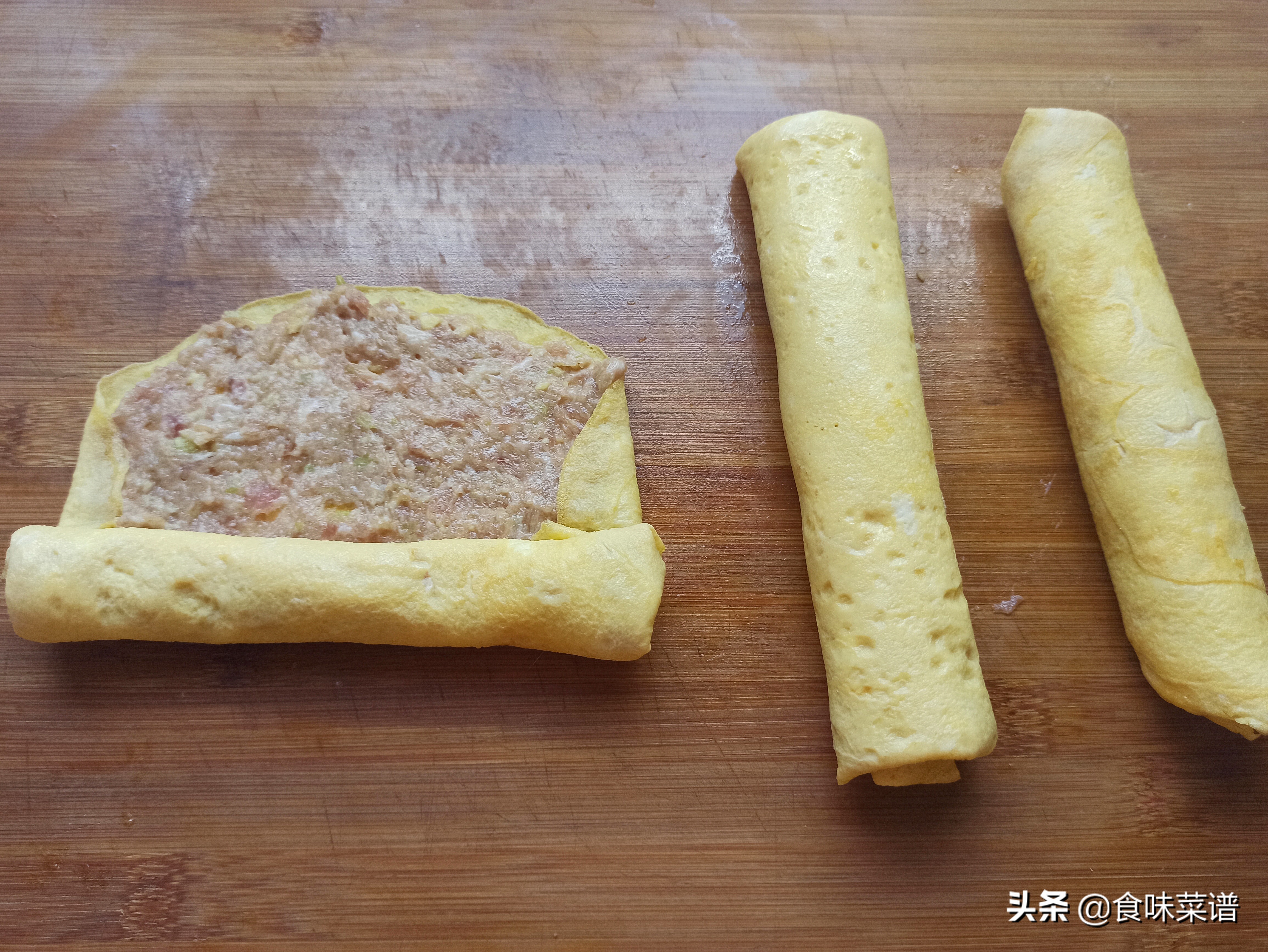 潮汕蛋肉卷的家常炒法,蛋肉卷制作方法视频