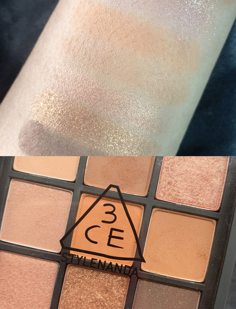 3ce眼影dearnude和smoother对比,3ce最好用最日常的眼影盘