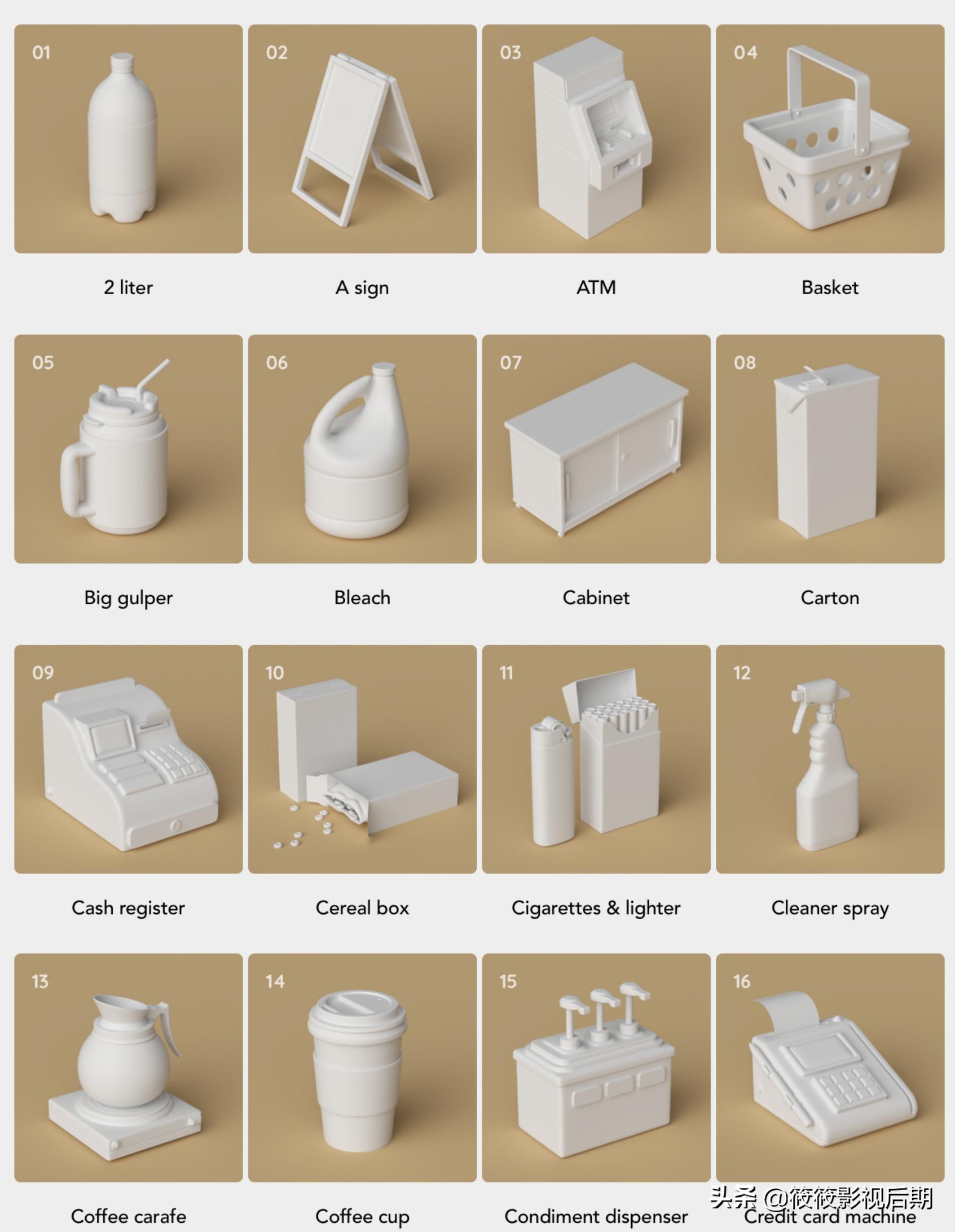 c4d模型库在哪下载,c4d多边形建模高清图