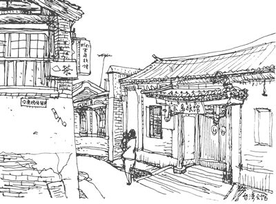 台湾学者评鲁迅,鲁迅和鲁迅孙子的相似程度