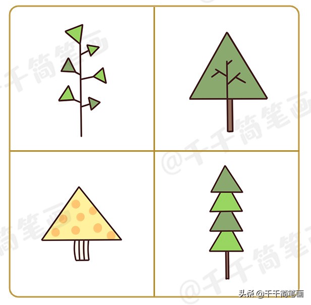 用26个字母画小动物简笔画,100个可爱小图案简笔画动物