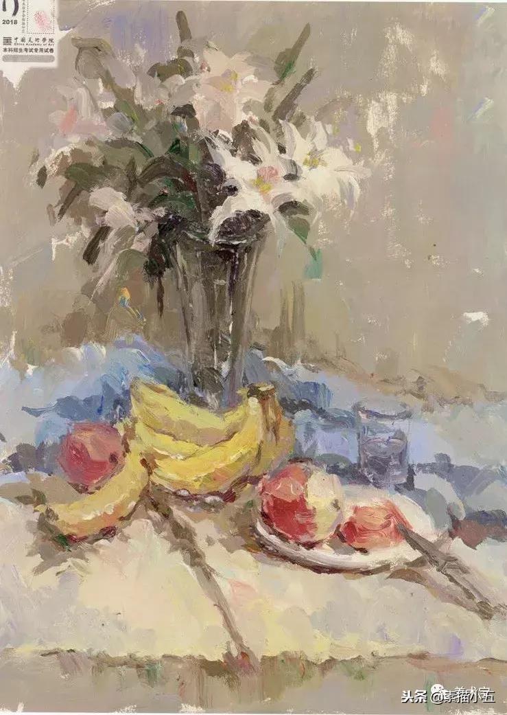 国美素描高分卷子图片,国美色彩高分卷2012