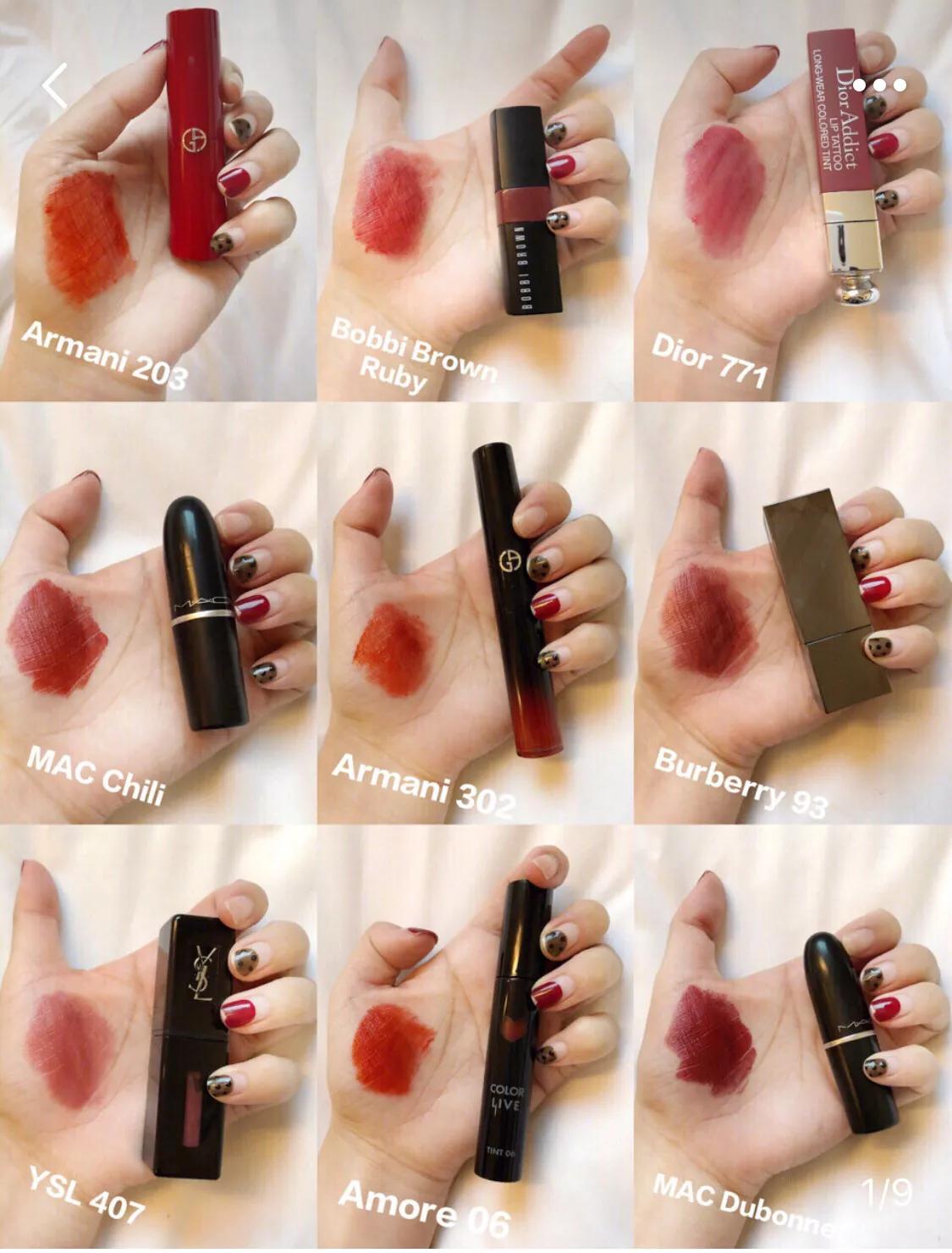 黄皮最爱，秋冬超显白的必备热门口红试色分享！