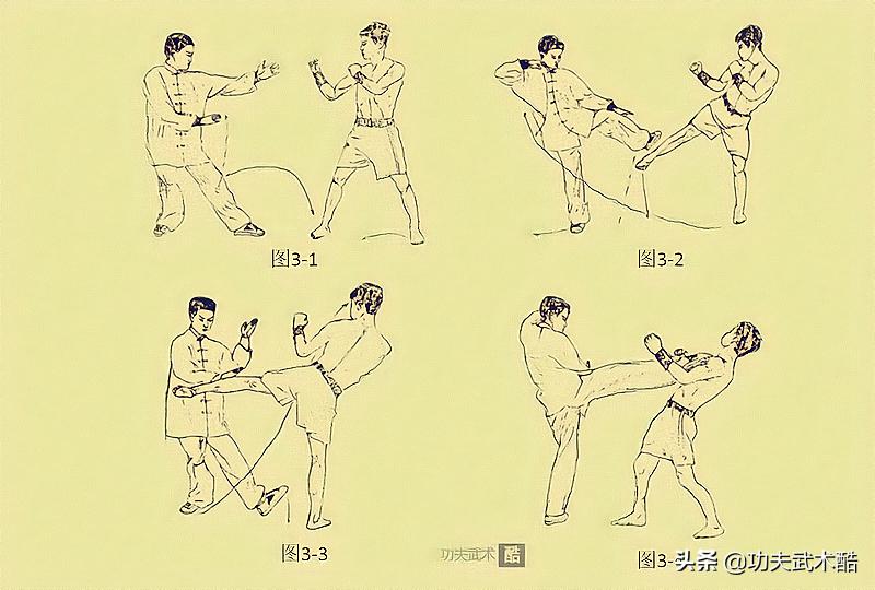 陈式太极拳26式闪通背发力教学,传武下盘腿法必杀技
