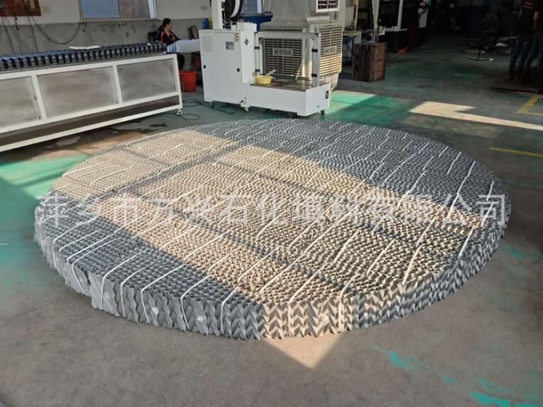 塑料孔板波纹pprpppvccpvc规整波纹填料