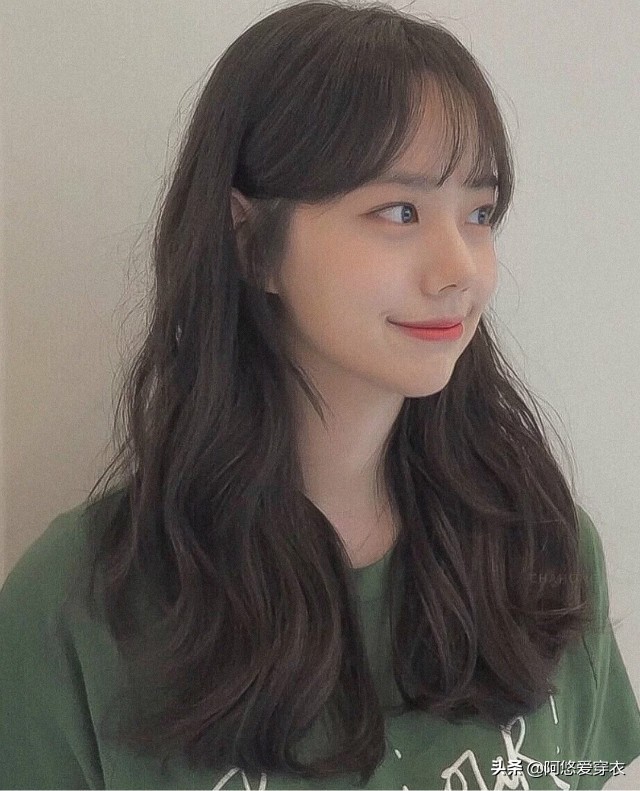 烫内扣发型图片长发,烫内扣短发造型