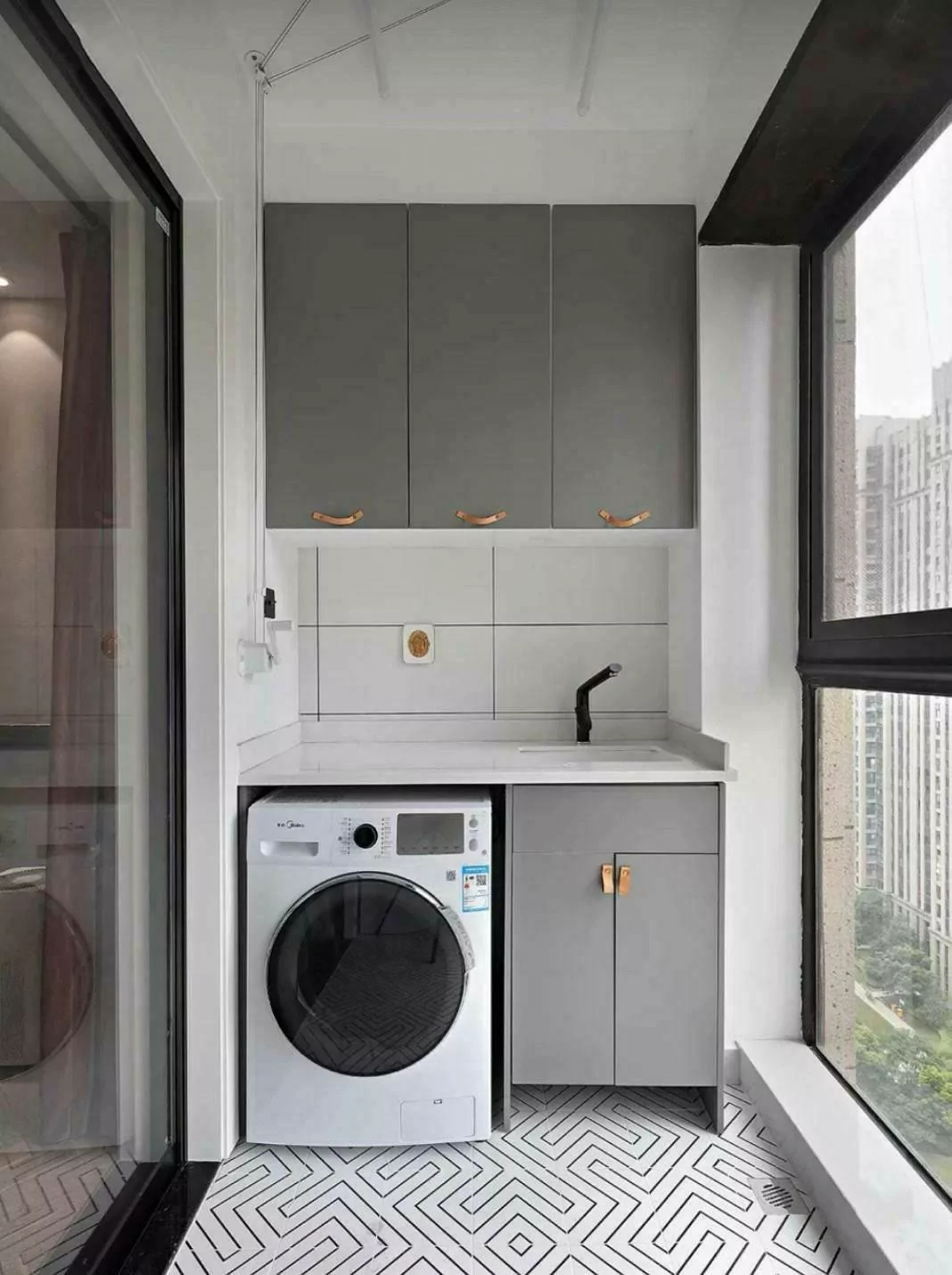 好看的阳台洗衣柜效果图,阳台洗衣机柜品牌排行榜前十名