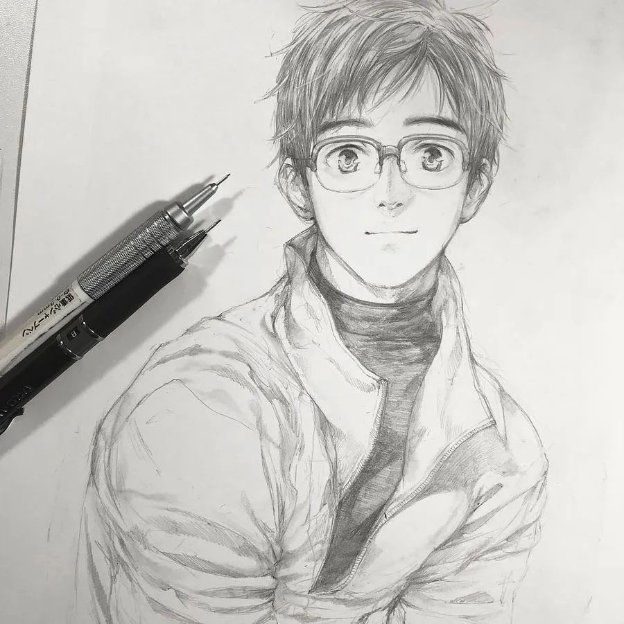 绘画手绘动漫铅笔画,绘画灵感儿童