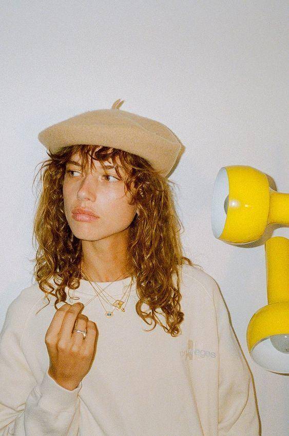 女生短发发型图片慵懒风,慵懒短发微卷发型