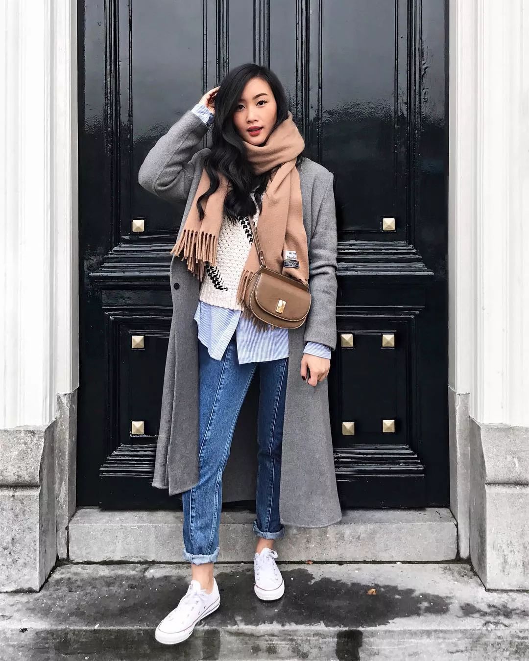 围巾怎么系更时髦,围巾怎么戴好看又好穿