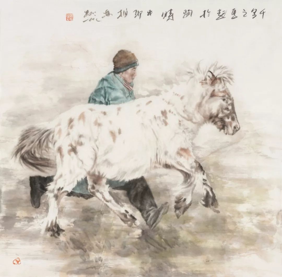 郑柏林人物画欣赏,郑柏林国画作品