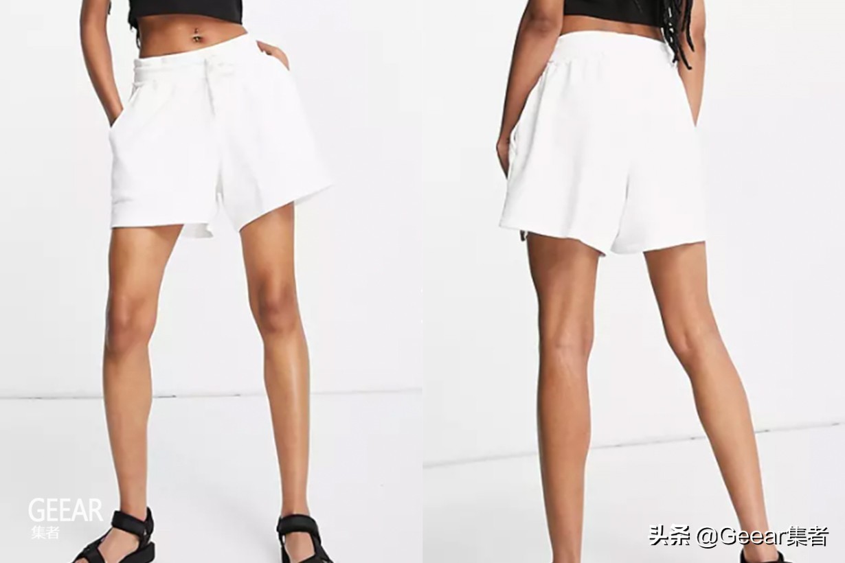 欧美现代短袖黑色短裤,好看又百搭的美式短裤