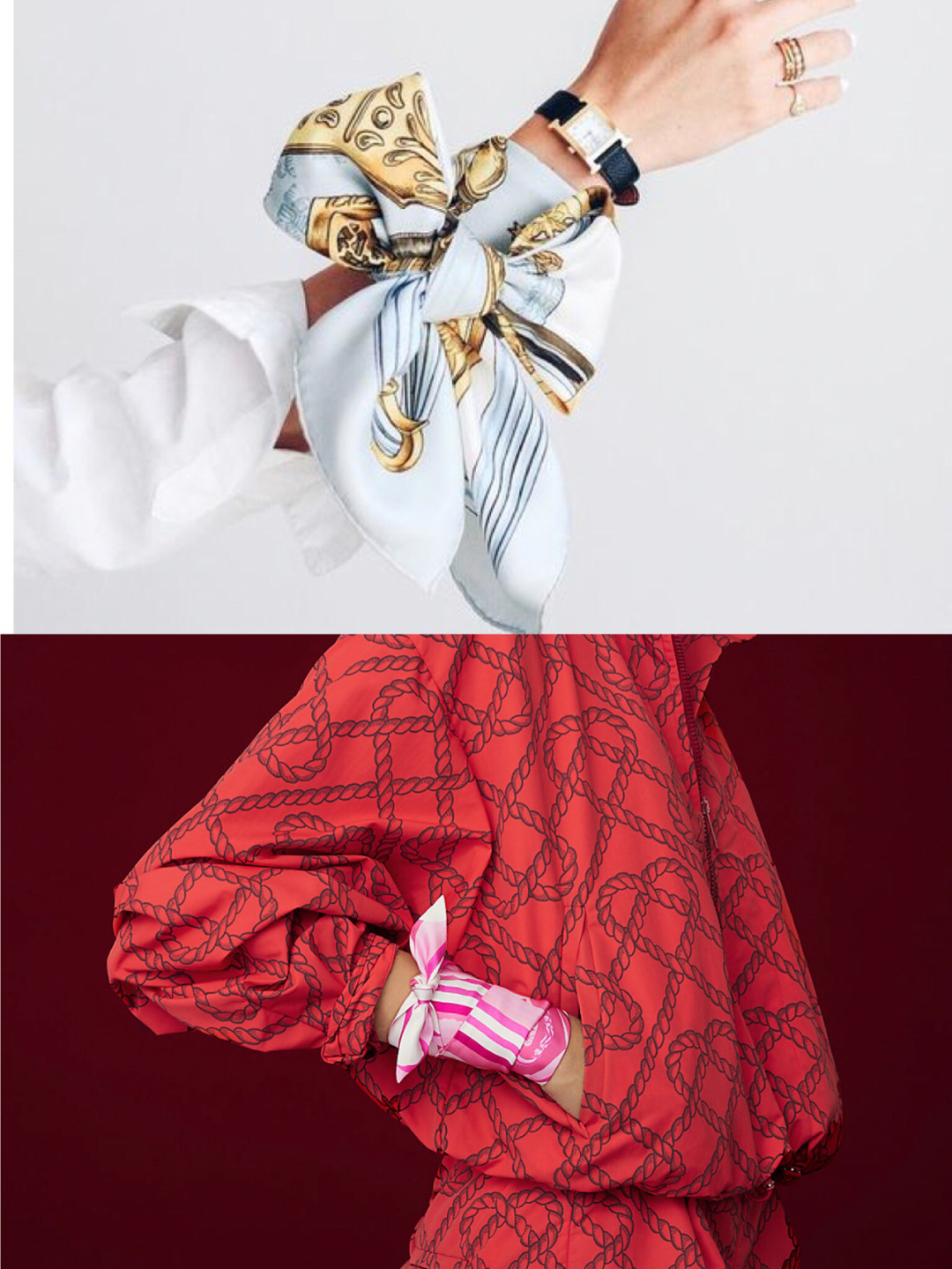 简单易学丨爱马仕丝巾的百变系法