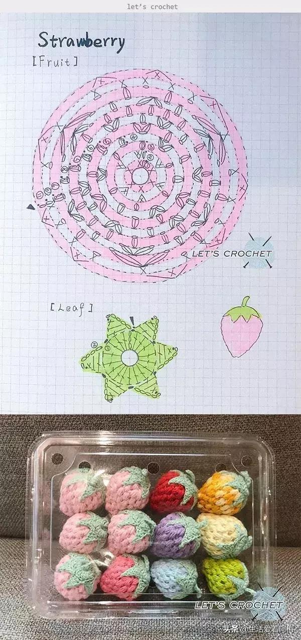 钩针编织时尚首饰项链视频教程,柠檬耳环钩针图解