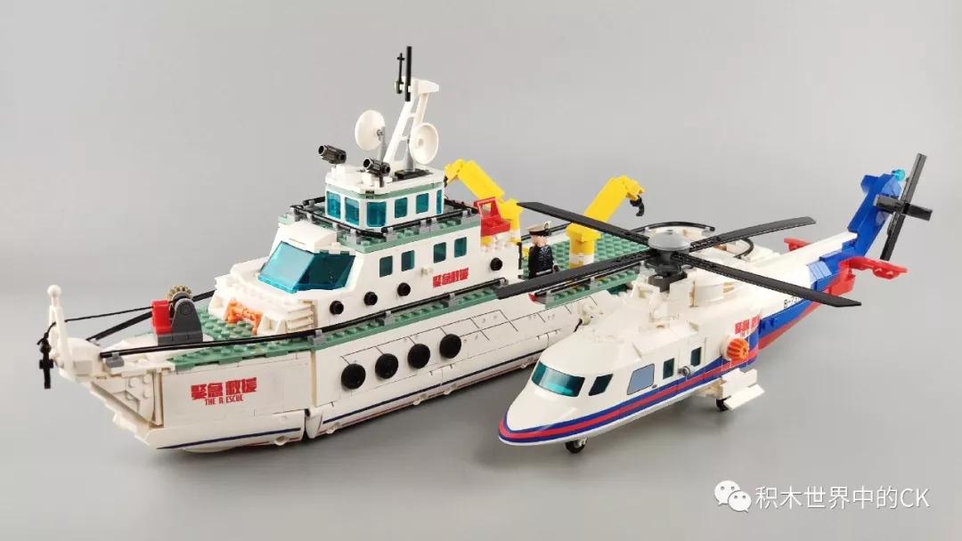 森宝60321救援直升机测评,森宝紧急救援系列