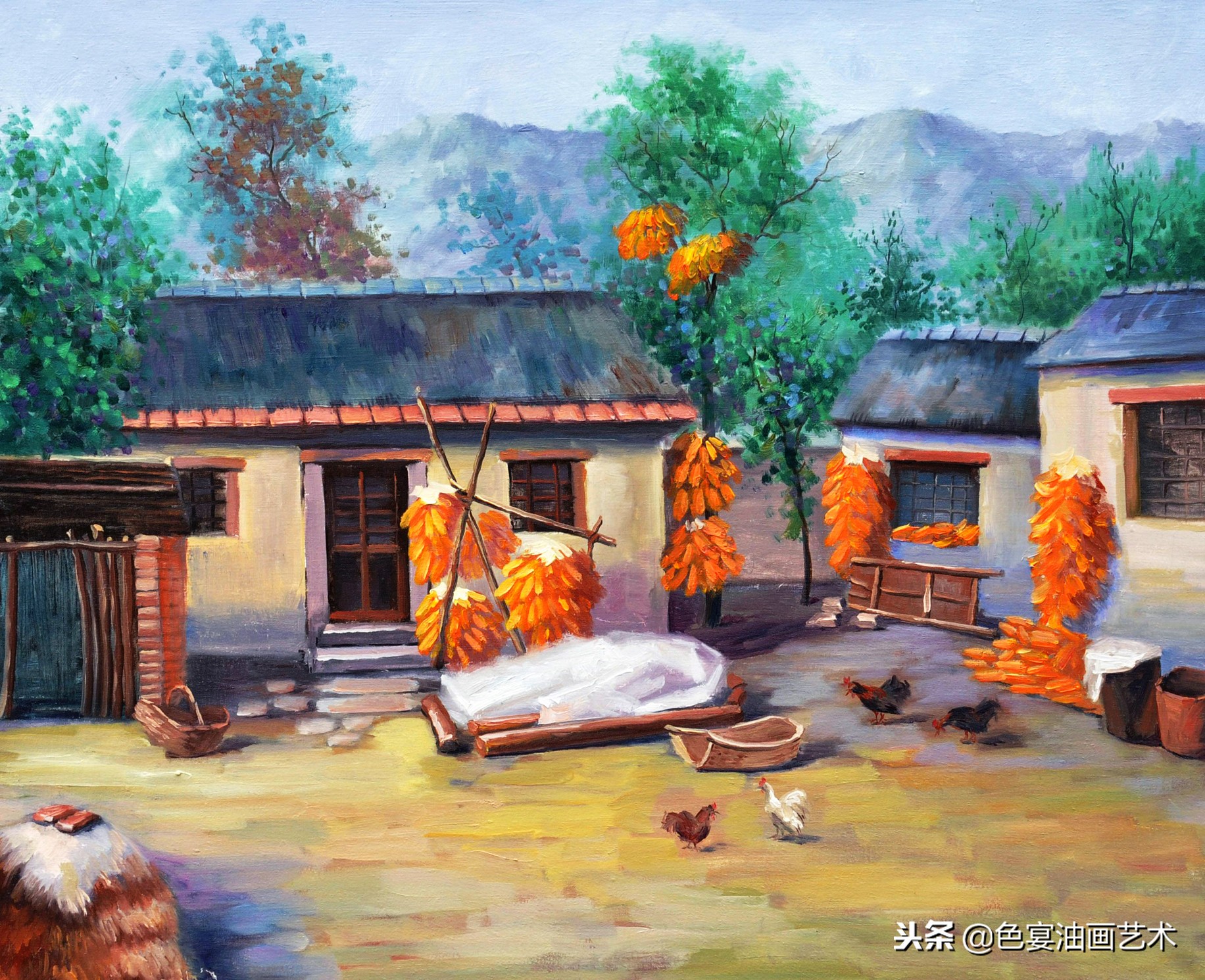 俄罗斯油画大师风景油画教程视频,油画大师油画风景创作教学视频