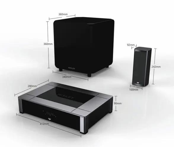 没布线怎么办？HISLEY（嘿犀力）无线客厅影K系统H8评测