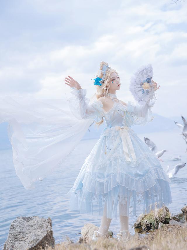 让人惊艳的洛丽塔造型,一款特别仙气飘飘的洛丽塔