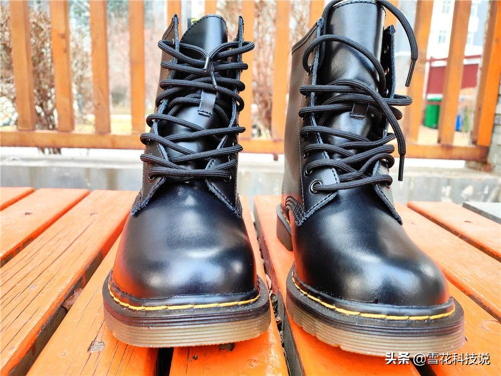 防水防油污马丁靴,经典哑光软皮马丁靴