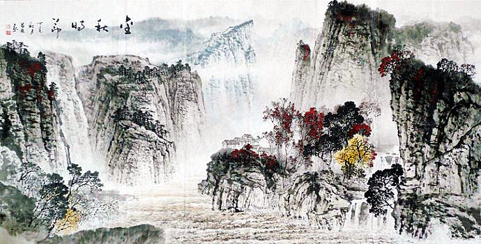 杨昌林山水画,杨昌林山水作品
