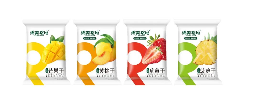主打热带果干的“果美农场”中食展爆红了