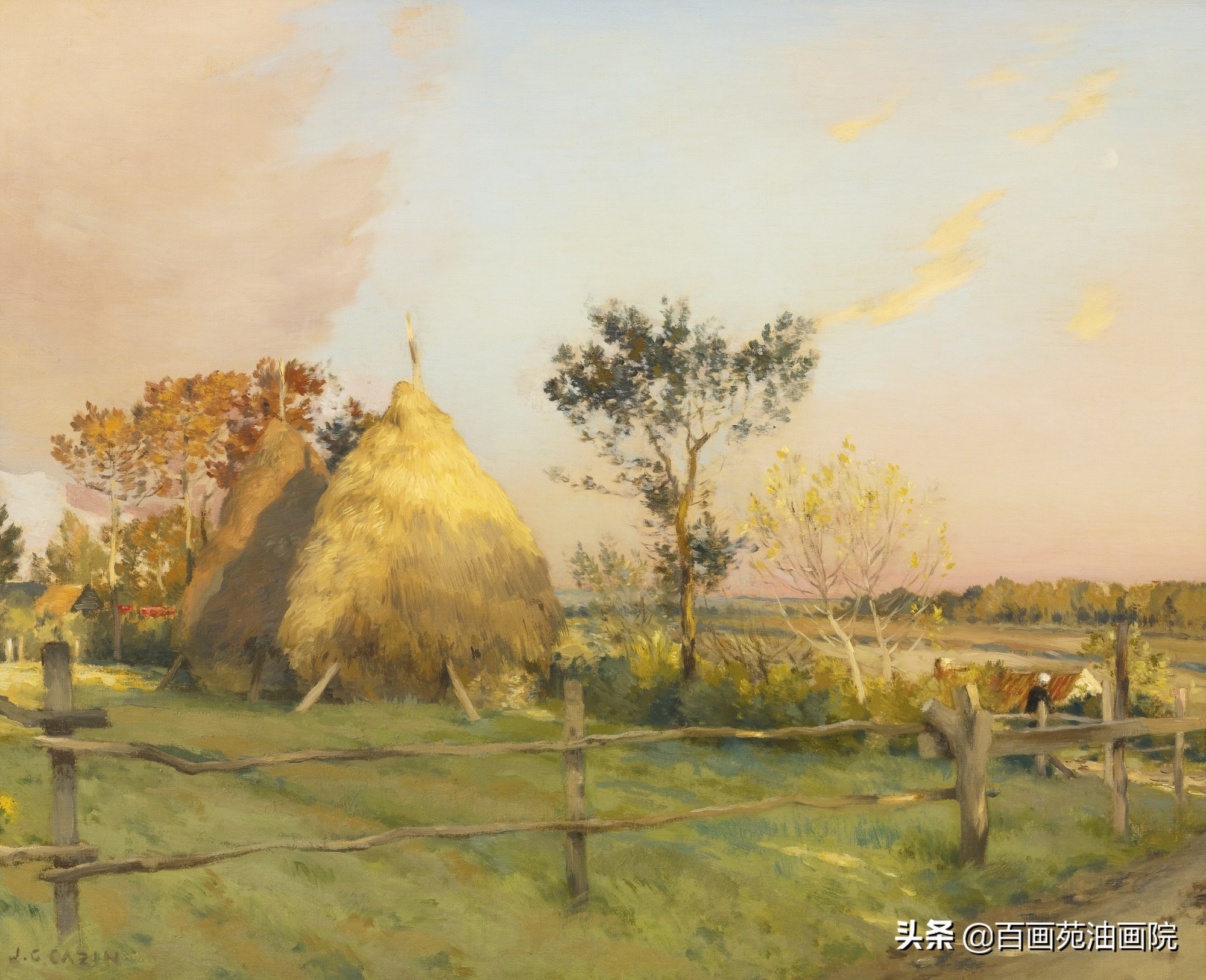 油画风景作品创作说明,油画风景画法技巧