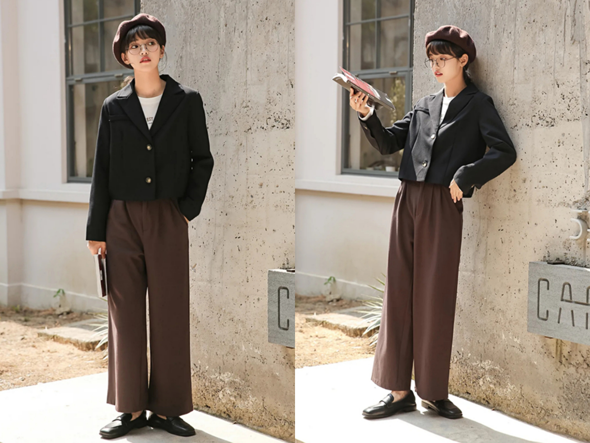 保暖但不厚重的18套冬季穿搭,冬季穿搭套装一整套