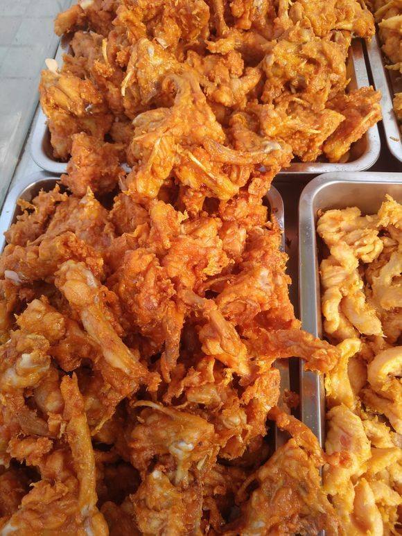 炸鸡叉骨特色小吃,炸鸡叉骨的招牌