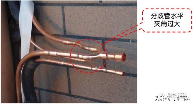 中央空调分歧管安装实例,空调多联机分歧管安装过程