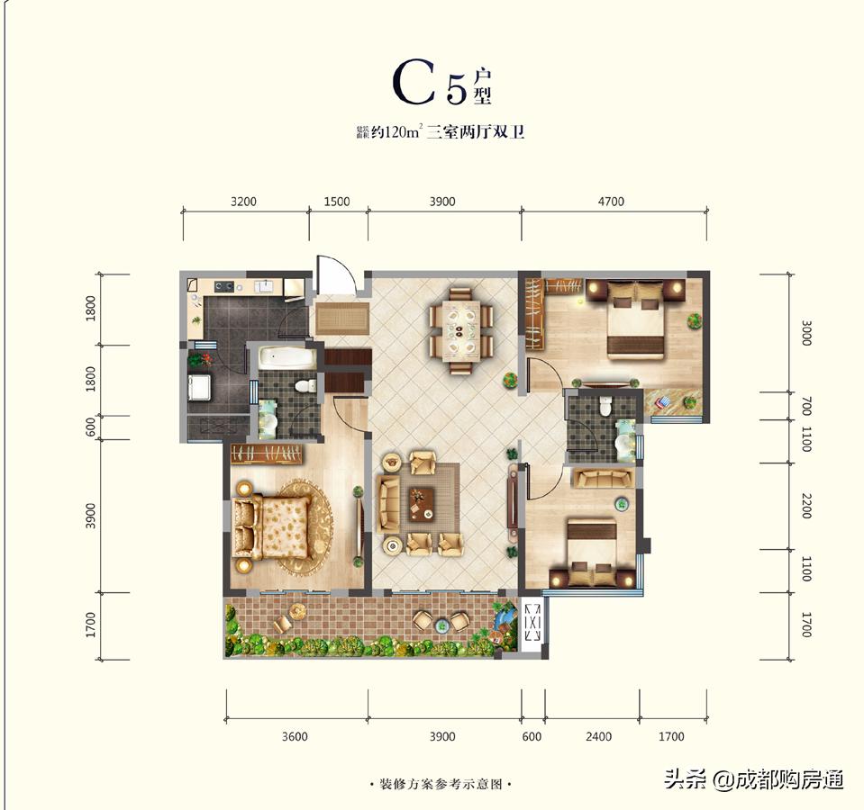1.26万元/㎡起！总价136万买进五城区！明日起开始登记