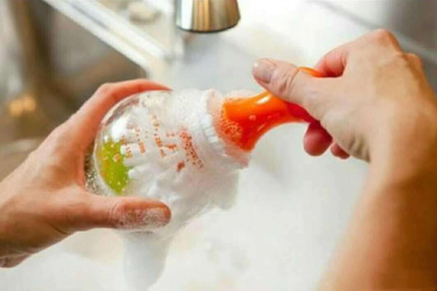 宝宝奶瓶第一次使用前怎么清洗,奶瓶的清洗