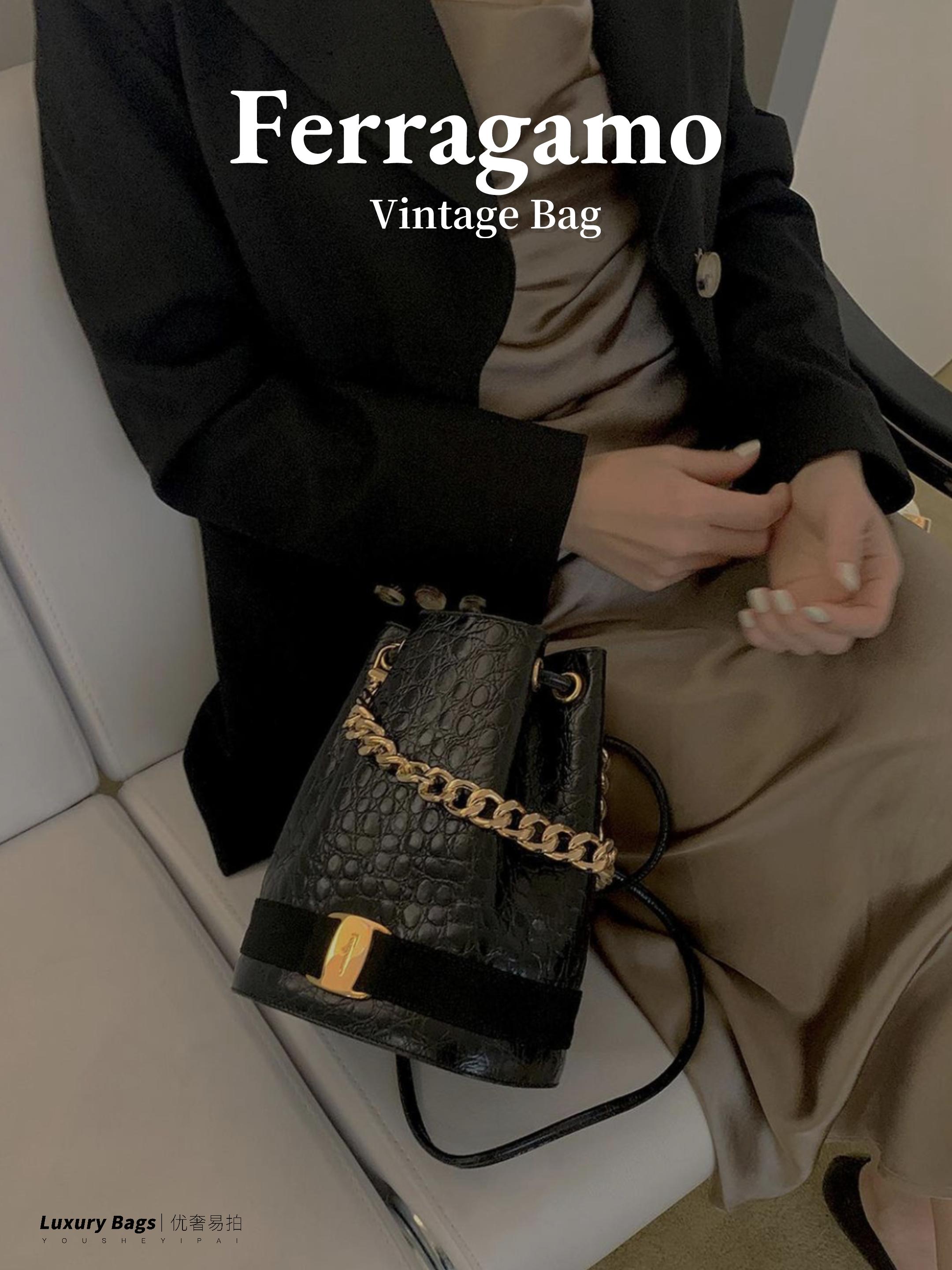 二手奢侈品种草｜比Chanel还优雅｜菲拉格慕绝美小众中古包